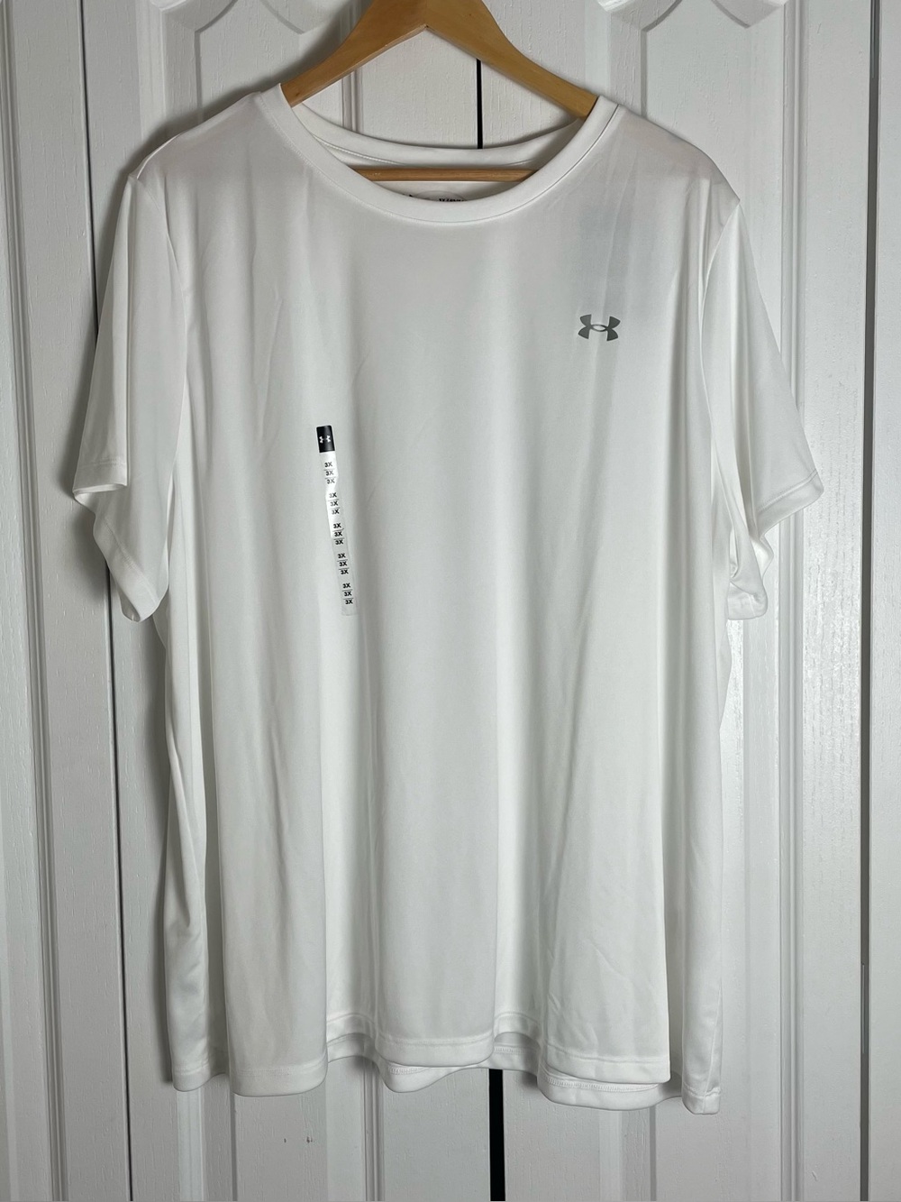 Under Armour Loose Active Shirt Women's 3X White Relax Performance Lightweight